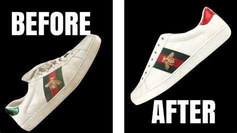 how to clean Gucci ace